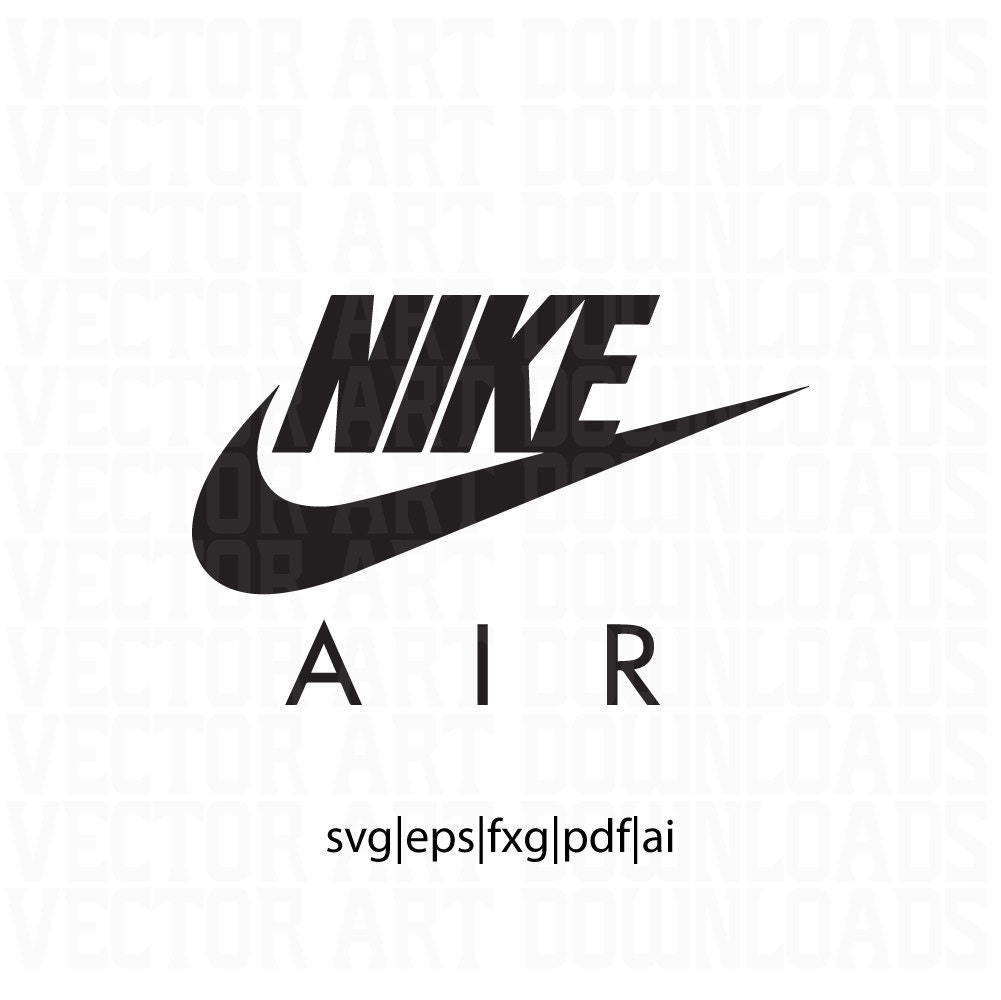 Download Nike Air Logo Inspired Vector Art svg dxf fxg eps pdf ai