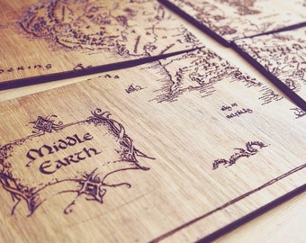 Middle Earth Place Mats (Lord Of The Rings & Hobbit)