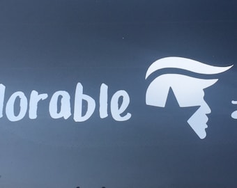 Deplorable life window decal