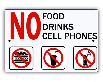 No cell phones sign | Etsy