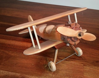 Wood airplane fir and mahogany