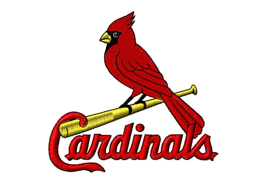 St. Louis Cardinals Embroidery Designs 5 Sizes Major Baseball