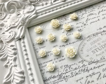 Mini Pearl White Flower Magnets, Decorative Magnets, Floral Magnets, Kitchen Fridge Magnets, Home Office, Magnet Board, Wedding Favors