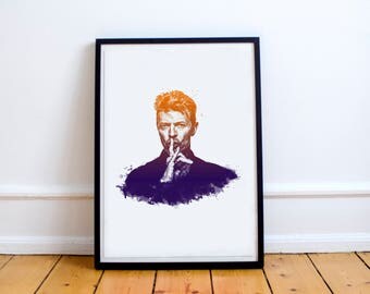 David Bowie A4 Art Print