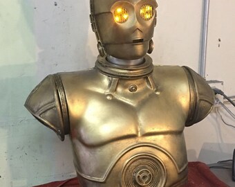 c3po life size bust