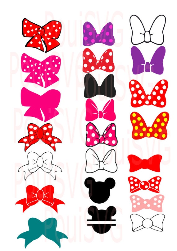 Download Minnie Mouse Bows svg Disney svg minnie mouse bow svg