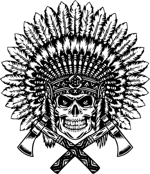 Download Indian SVG - Skull SVG - Indian Skull SVG Png Jpeg ...