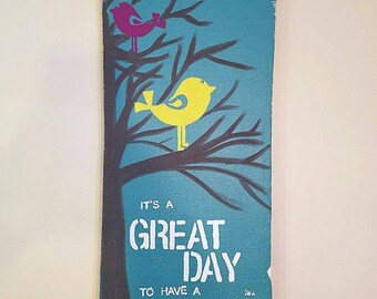 Painting- Tree with Birds, It's a great day to have a great day