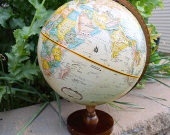 Vintage Replogle 12" World Classic Series Globe, Made in the USA
