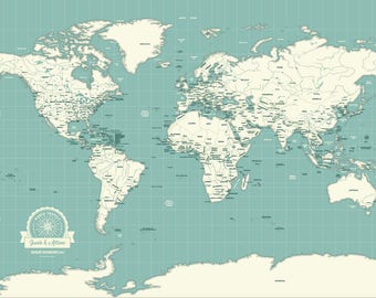 50th Wedding Anniversary Gifts Unique Push Pin Map Personalized World Travel Map with Pins Custom Pinboard Pin Board with Tacks