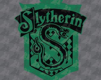 Cute Slytherin House Crest Vinyl Decal