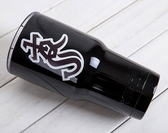 Chicago White Sox yeti decal for men yeti cooler powder coated yeti glitter yeti decal glitter yeti decal name yeti decal men yeti decals