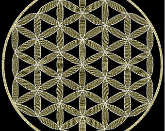 Flower Of Life Embroidery Design
