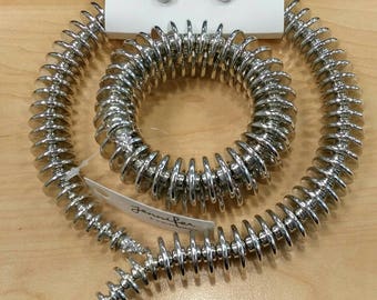Silver Spiral Choker Set