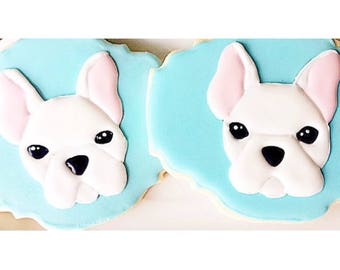 Bulldog cookies | Etsy