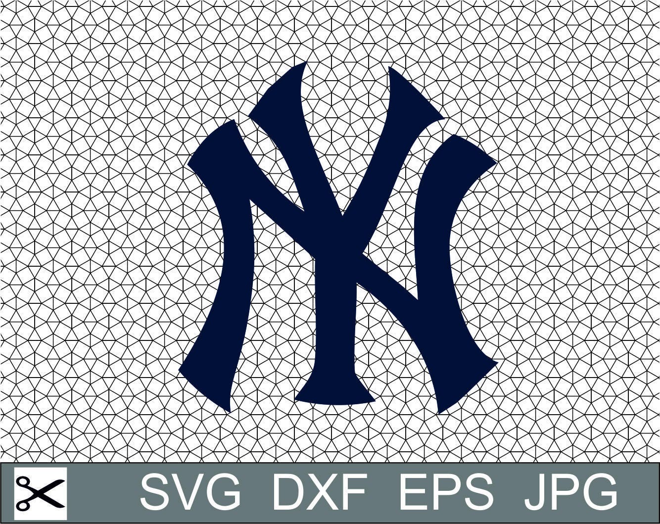 Download New York Yankees Logo Football SVG Eps Dxf Jpeg Format Vector