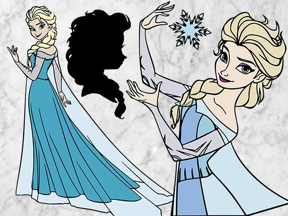 Download Elsa SVG Clipart Frozen Princess Elsa SVG Frozen elsa