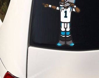 Cam Newton Carolina Panthers First Down Car Vinyl Window Decal Sticker large 12"