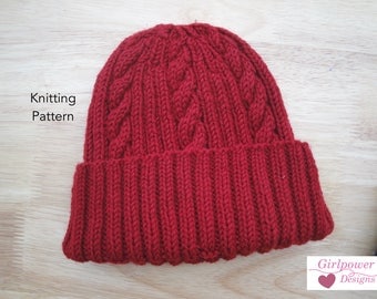 Ribbed hat pattern Etsy
