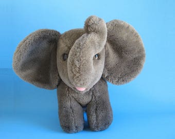 vintage elephant stuffed animal