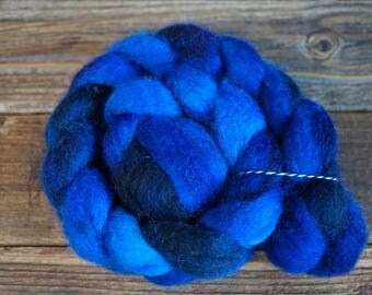 Corriedale Cross Combed Top, Spinning Fiber, Hand Dyed