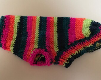 Dog Sweater Stripes Soft Sweater XXS and XS Chihuahua Clothes-Yorkie-Maltese-Small Dog