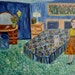 Charles and Nora lived a charmed life. Original oil painting by Vivienne Strauss.