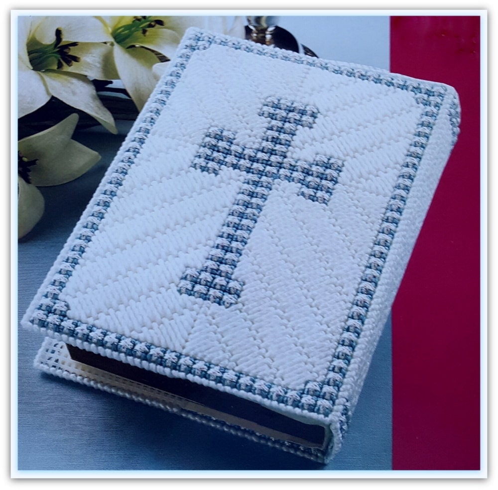 Plastic Canvas Bible Cover Pattern PDF 03111610