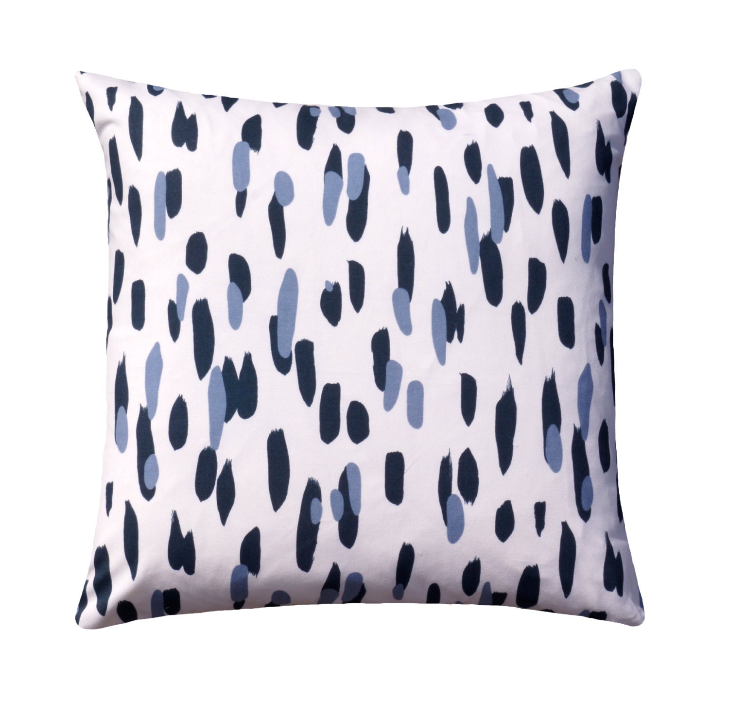 Blue Toss Pillow Spotted Throw Pillow 20x20 Robert Allen