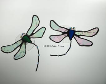 Dragonfly Suncatcher with Swarovski crystals