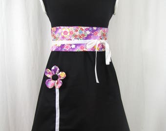 Dress Omaël Sakura and embossed flowers
