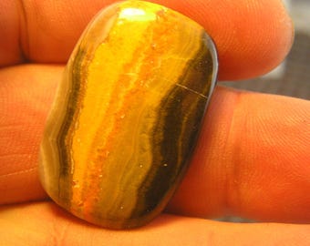 Bumblebee Jasper Freeform Designer Cabochon
