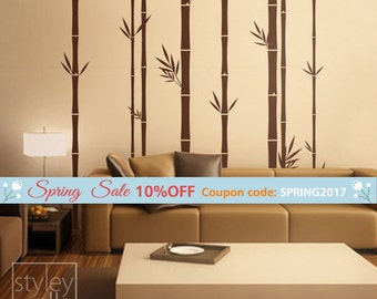 Bamboo Wall Decor bamboo wall decal | etsy Bamboo Wall Decor bamboo wall decal | etsy