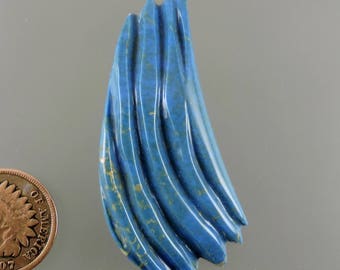 CerulieteWaveCabochon, BlueCeruleiteCab, CeruleiteCabochon, DesignerCeruleiteCab, CeruleitePendantCab, CeruleiteGiftCab, C2270, 49erMinerals