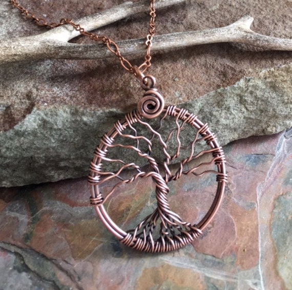 Tree Of Life Necklace In Antiqued Coppertree Copper Like This Item