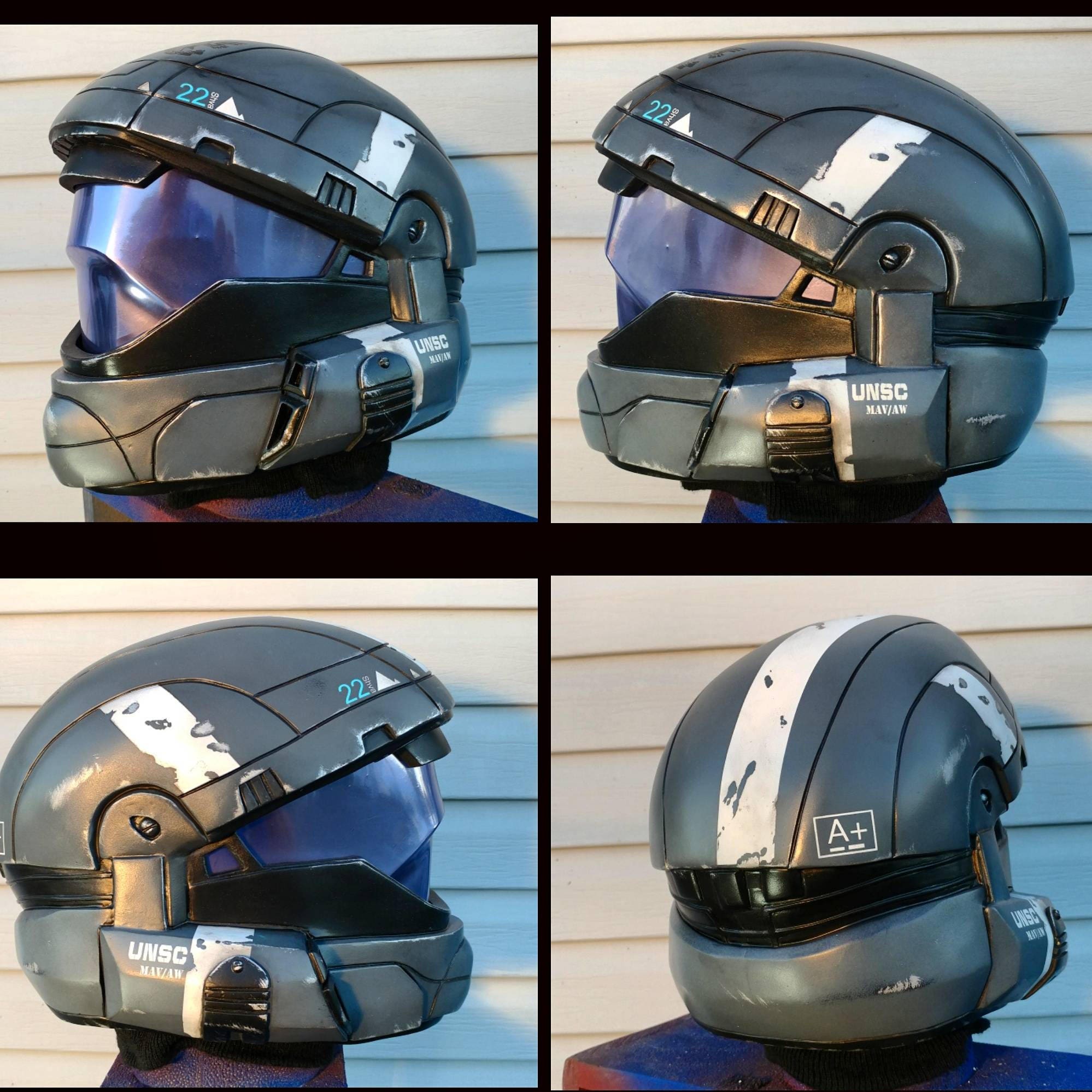 Ultimate Custom Halo ODST Helmet Padded and Wearable