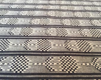 Seedlings in Black, Loominous Collection by Anna Maria Horner for Free Spirit Fabrics 1/2 yd