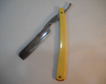 Diamond Steel Straight Razor Hartford Cutlery Full Hollow Ground Shaving Blade FREE SHIPPING