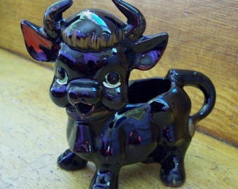 black cow creamer, small cow creamer