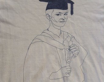 1980's Lying on Curriculum Vitae t shirt USA medium