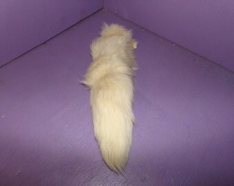 Real animal skin fur parts hide Huge Fox Tail tanned fly fishing