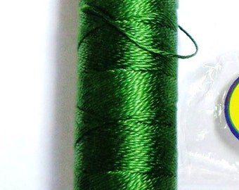 Perle cotton thread size 8 - dk.hunter green 3345