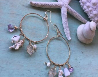 Mermaid Chandelier Original Hoop Earrings