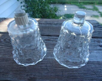 Clear Glass Votive Holders Square 3 D style