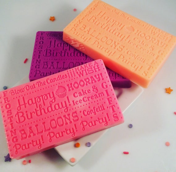 10 Happy Birthday Soap / Birthday Favors / Birthday Party