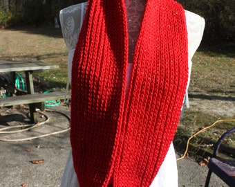 Red Cowl with Metallic Red highlights- Free Shipping