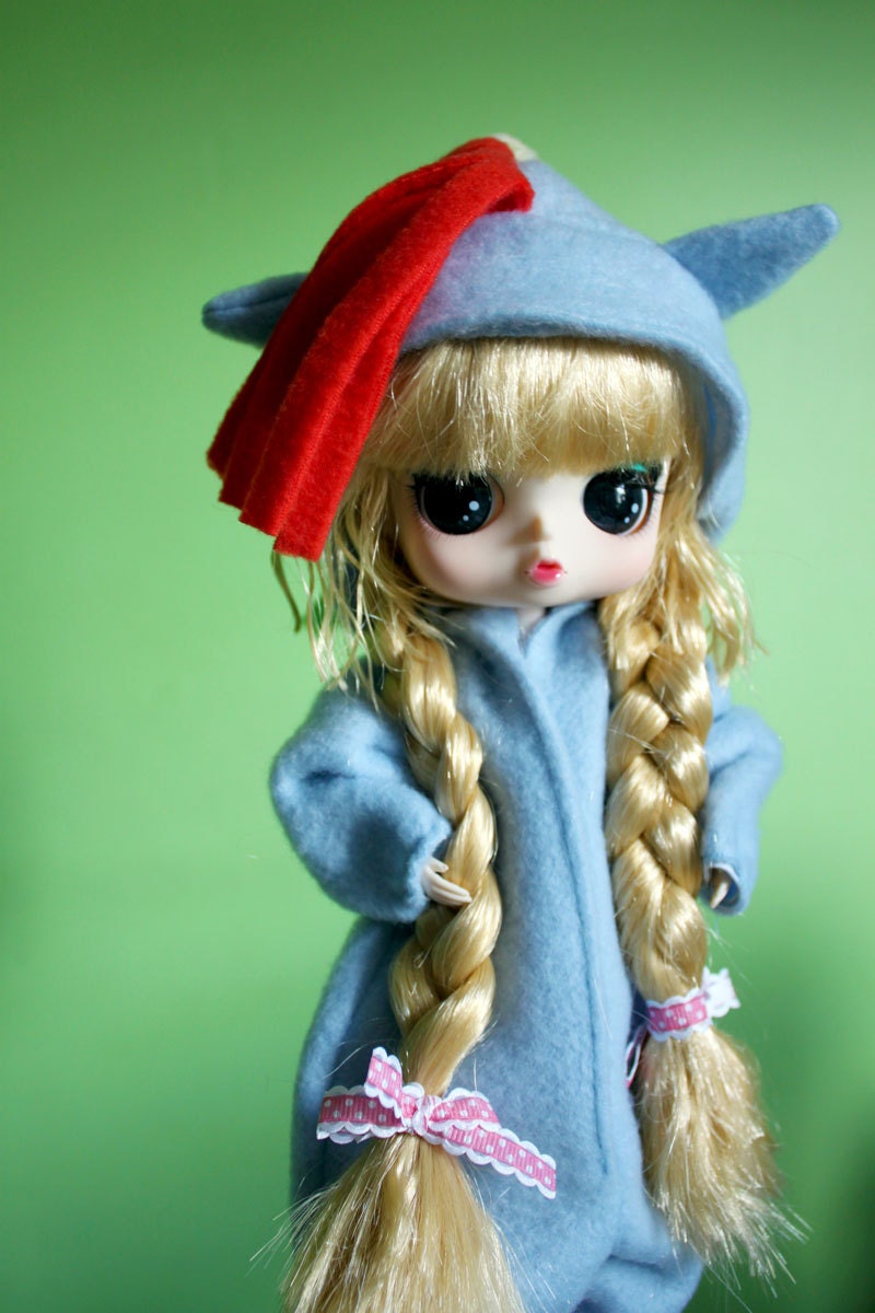 Easy Kigurumi doll clothes pattern for Pullip Blythe