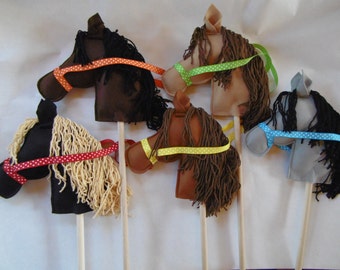 Stick Ponies, Stick Pony, Stick Horse, Stick Horses, Horse Party Favors, Party Stick Ponies, Toy horse, Child's Stick Horse or Pony