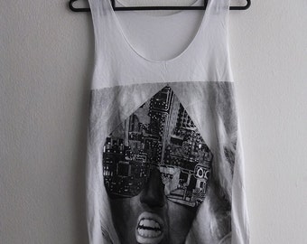 Pop Rock Art Tank Top , one size