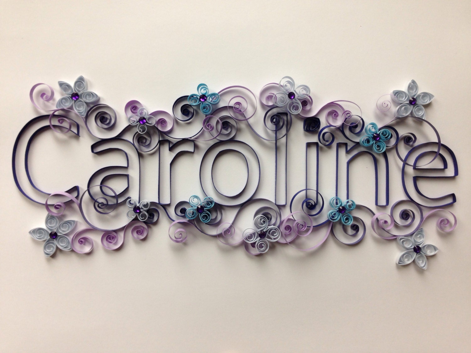 Paper quilling Quilling Custom Name Baby Name Framed art